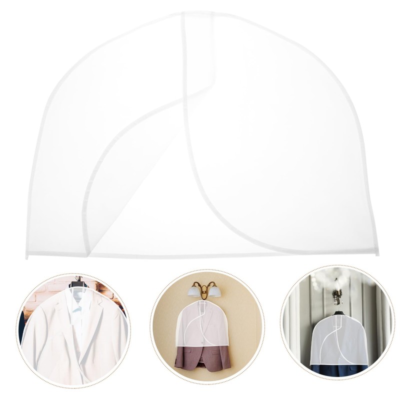 Healeved Clear Shoulder Covers for Clothes Protection Dust Cover for