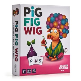 Clever Noodle Pig Fig Wig I A Hilarious Fun Word Game for Kids Learning to Read I Phonics Game I Reading Games