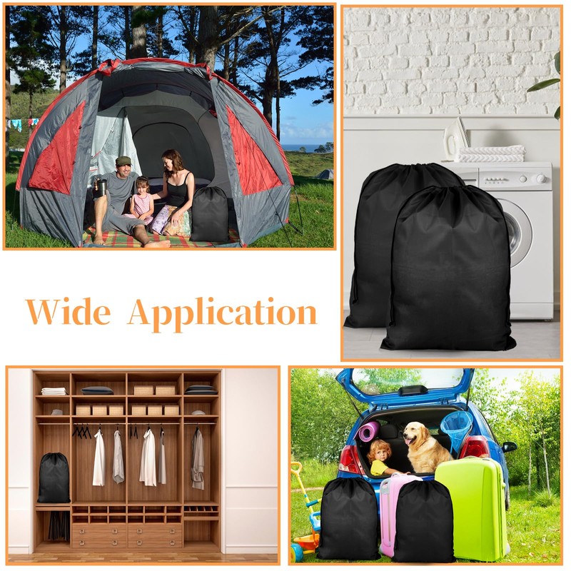 Large Laundry Bag,2 Pack Waterproof Travel Laundry Bag,Foldable Dirty Clothes