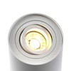CGC Lighting Modern Ceiling Spotlight Cylinder Surface Mount Adjustable Tilt