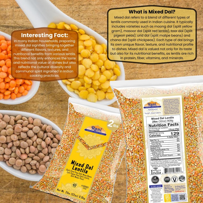 Rani Mixed Dal (Chana Dal, Moong Dal, Toor Dal, Masoor