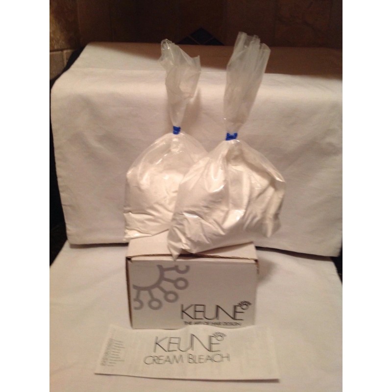 KEUNE DUST FREE CREAM BLEACH REFILL 2X 500G - 17.6