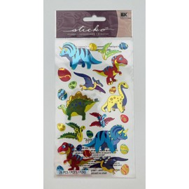 Sticko Ek Success Sticko Bright Dinos Dimensional Foil Stickers