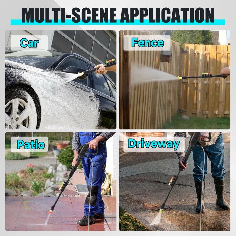 AcquaX Electric Pressure Washer Max 4200PSI 2.5 GPM High Power