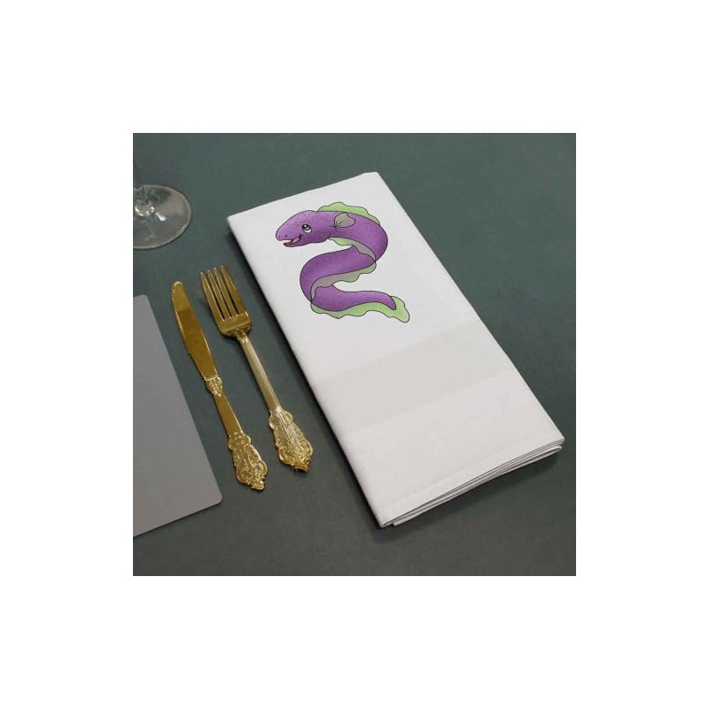 'Cute Moray Eel' Cotton Napkin/Dinner Cloth (NK00041603)