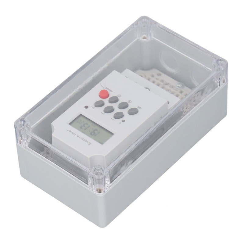 Swimming Pool Pump Timer Waterproof Digital Timer Box Programmable Time