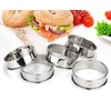 NewlineNY Edelstahl 5 pcs Kreisringe herb, Satz von 5: 1
