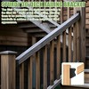 8 Pair 30° Deck Railing Bracket Stair Connector Stainless Steel