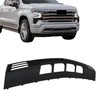 Silscvtt Lower Front Bumper Valance Skid Plate Black with Hole
