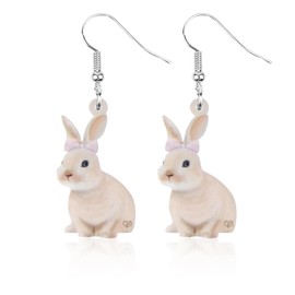 Easter Earrings, Easter Earrings for Girls, Easter Earrings, Easter 0 Ring Set, Easter Gifts, Cute Charms for Women and Girls, Plastic, No Gemstone