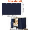 Aisi Bunk Bed Curtains Dorm Room Privacy Canopy Blackout Bunk