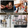 sourcing map 5Pcs Brass Pipe Fitting, 5/8" OD x 1/2"