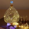 Uonlytech 2PCS Wine Bottle Cork Lights with String Lights, USB