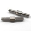 (6 Pieces) M6x100mm Hex Double End Threaded Stud With Right