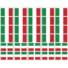 Italian Flag Temporary Tattoos, Italy Party Favors