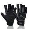 HANDLANDY Anti Vibration Gloves, SBR Padding, TPR Protector Impact Gloves,