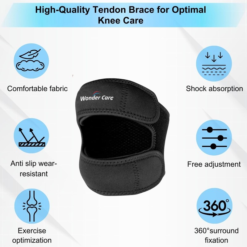 Wonder Care Adjustable Knee Brace for Knee Pain, Patella Knee