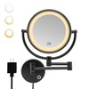 GURUN 8.5 Inch Magnifying Makeup Mirror with 3 Dimmable LED