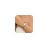bike8 Gold Chuck Cuff Bangle Bracelets for Women (Silver)