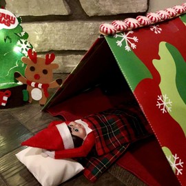 Elves Behaving Badly Naughty Christmas Elf Sleeping Bag Novelty Toy Mini Sleeping Cover