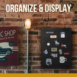 OneTigris Tactical Military Patch Holder Board Hook & Loop Patch Panel (Black)