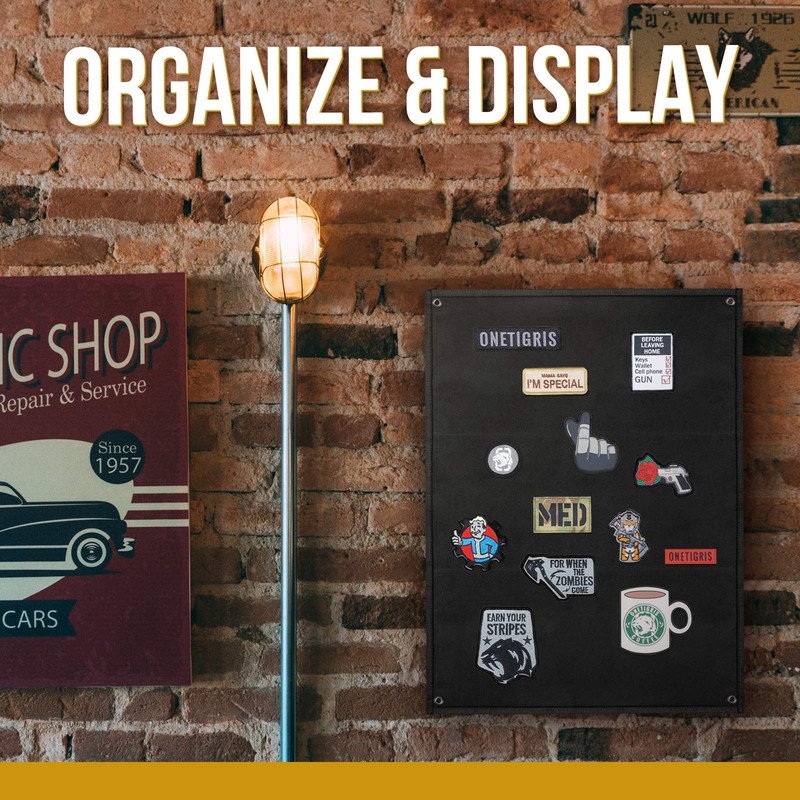 OneTigris Tactical Military Patch Holder Board Hook & Loop Patch