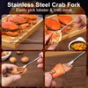 Veluft 20 Pcs Crab Crackers and Tools, Crab Crackers, Lobster