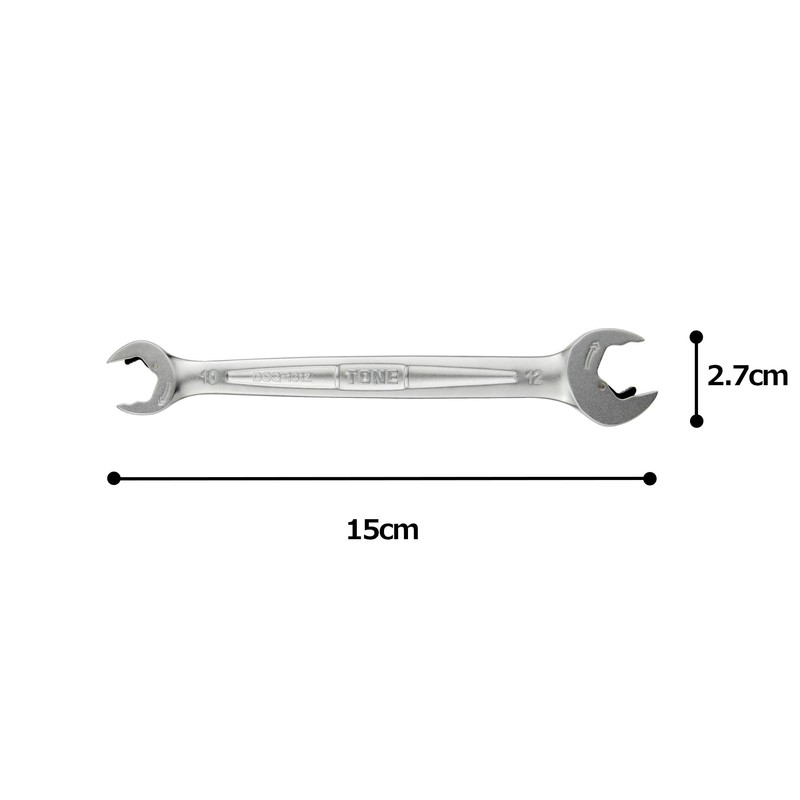 トネ(TONE) クイックスパナ DSQ-1012 二面幅10×12mm