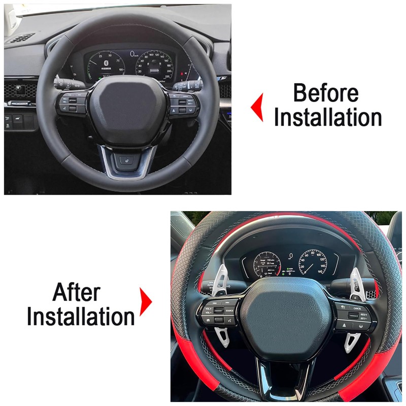 Aluminum Alloy Steering Wheel Shift Paddle Extension Cover is Suitable