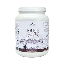 Mt. Capra Double Bonded Protein | Goat Milk Protein for Muscle Growth, Recovery & Lean Body Mass | Casein + Whey Blend, 20g Protein, 4.4g BCAAs | Vani