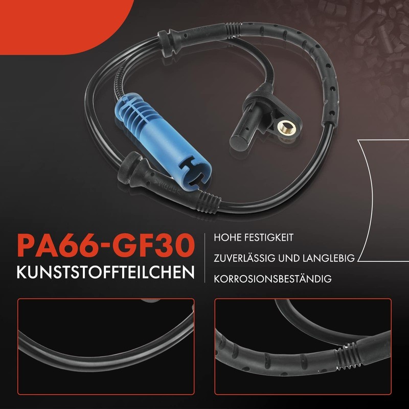 Frankberg 2 x ABS sensor 2-pin front compatible with 3
