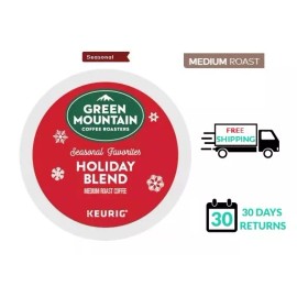 Donut Shop  Green Mountain Seasonal Holiday Blend Medium Roast Keurig Coffee K-cups - 24 K-cups
