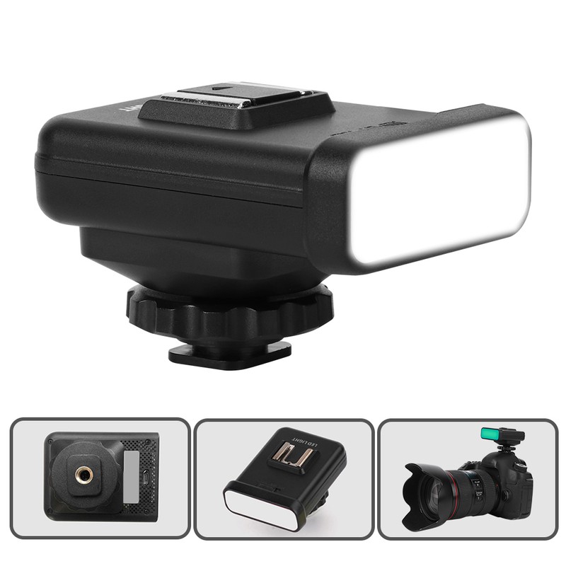 Ordro SL‑20 Camera Micro LED Fill Light Fashionable Colorful Lampshade