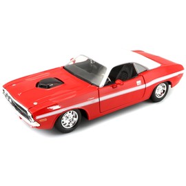 Maisto 1:24 Scale 1970 Dodge Challenger R/T Coupe Diecast Vehicle (Colors May Vary)