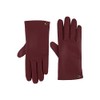 Coach Women's Sculpted C Short Glove, Wine, 7