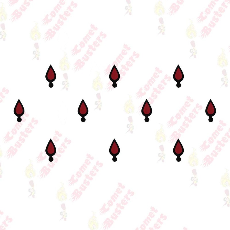 Comet Busters Traditional Maroon Bindi