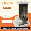 Full Shine Clip in Human Hair Extensions for Women 14inch