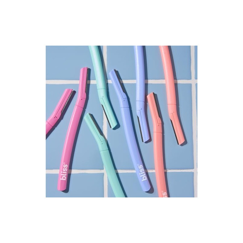 Bliss Women's Dermaplaning Tool - 16 Pack Dermaplaning Razor Microblades: