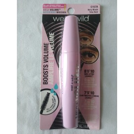 WetnWild C157A Very Black Mega Volume Waterproof Mascara Eye Makeup 6ml