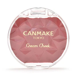 Canmake M01 Cream Cheek (Matte Type), Apple Compote, 0.1 oz (3.8 g), Raw Cheek, Smooth, Waterproof