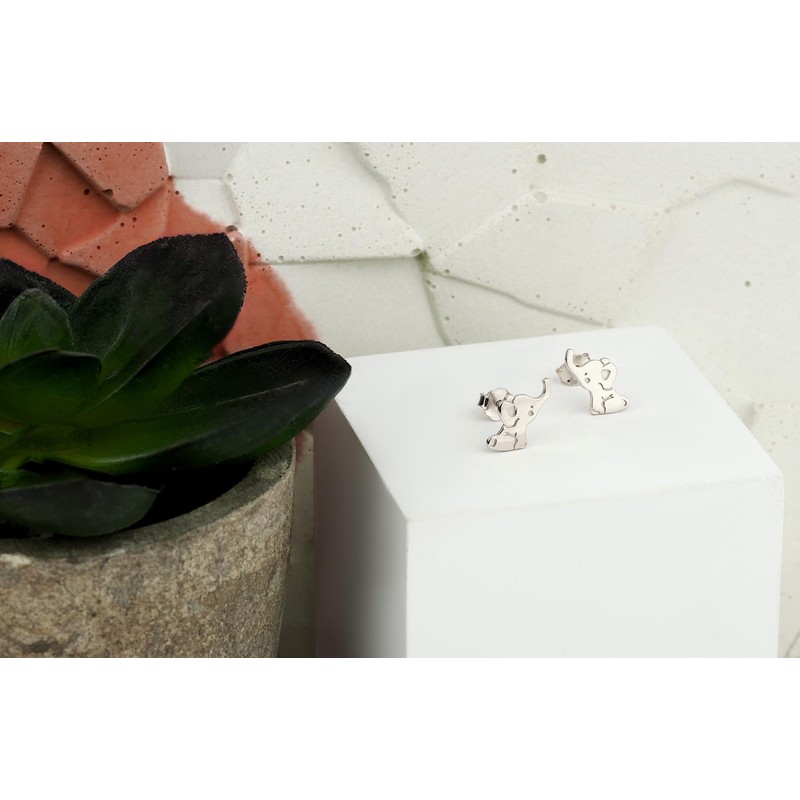 SOFIA MILANI - Women's Earrings 925 Silver - Elephant Stud