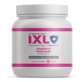 iXL Hydration Electrolyte Supplement Powder – Rapid Rehydration Drink Mix with Essential Minerals for Energy, Stamina & Recovery, 30 Servings