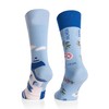Funny socks with motif for men and women - multicoloured,