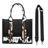 GAEKEAO Tote Bag for Women Western Cow Print Top Handle