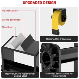 Upgraded Trailer Stake Pocket Winch 2PCS, Stake Pocket for 4" Ratchet Tie Down Straps 16200 LBS Capacity and 5400 LBS Load Limit for Flatbed Trailer Trucks Winches Flatbed Equipment Accessories