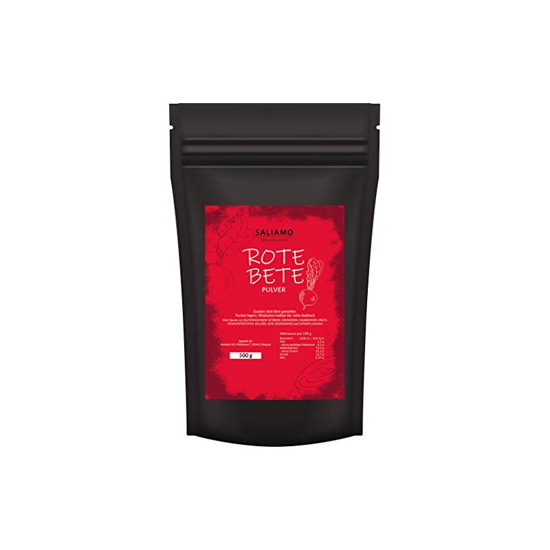 500 g beetroot powder, ground beetroot, beetroot, for cooking and