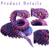 CHENGLI 3D Printed Snake 3D Printed Animals Snake Toy 3D