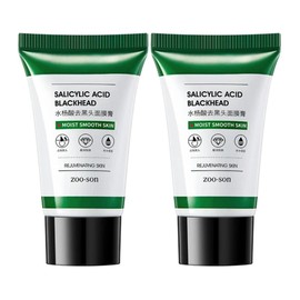 2pcs Mascarilla Negra Peel Off Elimina Poros Puntos Negros Acné Todo tipo de piel Acido Salicílico Limpieza Facial Skin Care Carbon Activado Acido... 