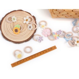 BIANHUAN 20 Pcs Toddler Hair Ties, Girls Hair Accessories Baby Hair Bows Cute Flower Hair Ties Little girls Hair Accessories for Thick Hair, Candy Colors