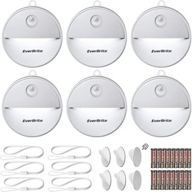 EverBrite LED Motion Sensor Night Light, Automated On& Off with 18 AAA Batteries